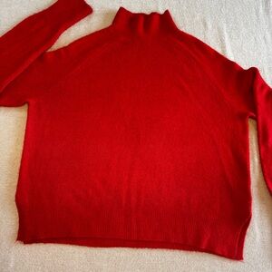 H & M L.O.G.O red sweater - S